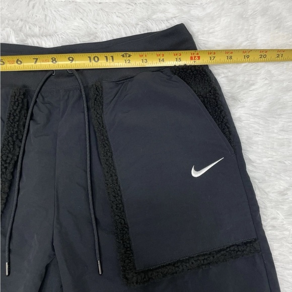 Nike Sportswear Essential Woven Black Pants Women’s Size L Large Joggers DQ6809 - Picture 10 of 11